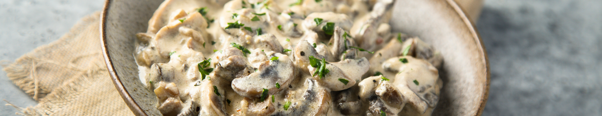 This time it is champignon and cream stuffing